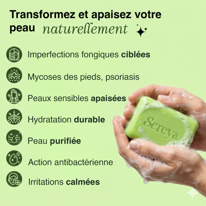 Sereya – Le savon antifongique doux pour peaux sensibles