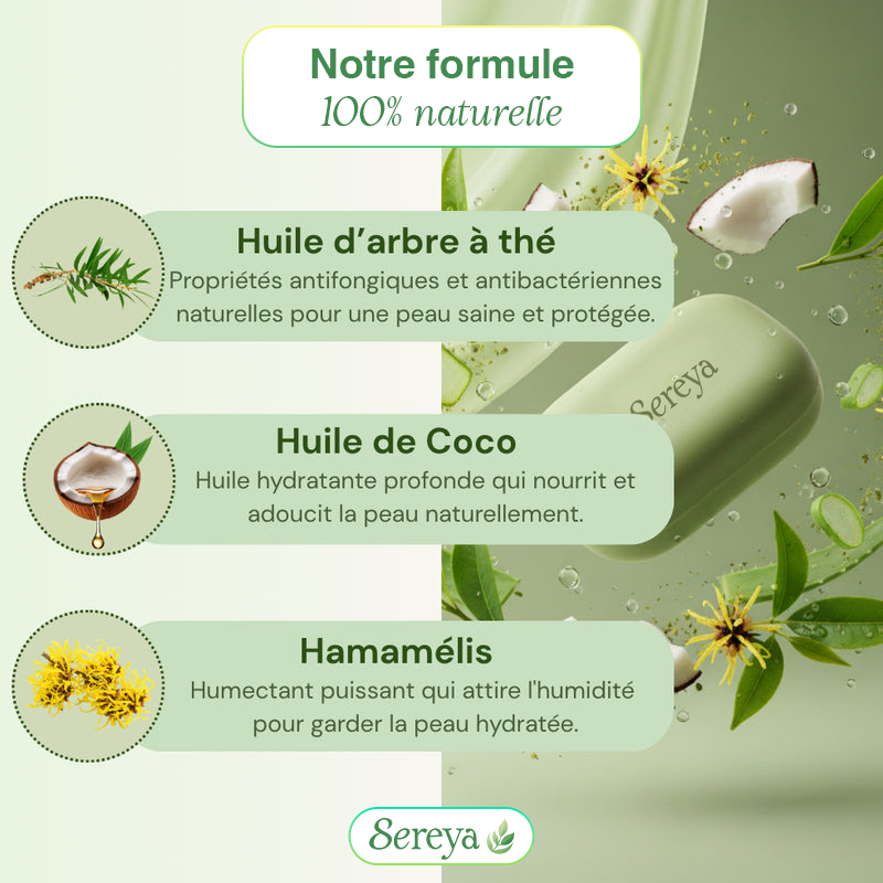 Sereya – Le savon antifongique doux pour peaux sensibles