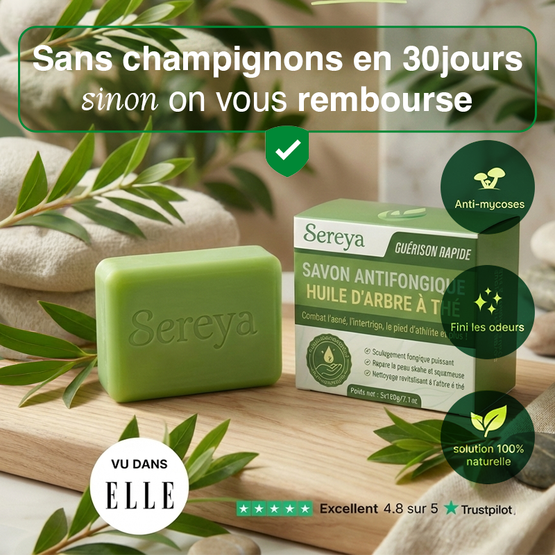 Sereya – Le savon antifongique doux pour peaux sensibles